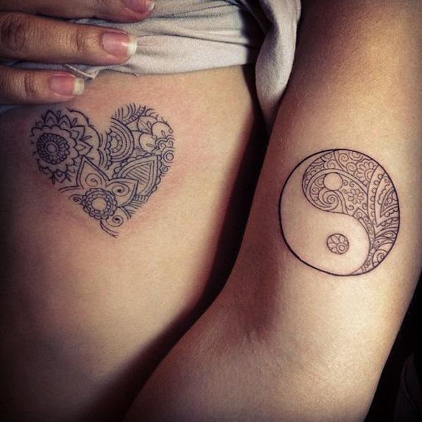 sydän ja yin yang tatuointi-45