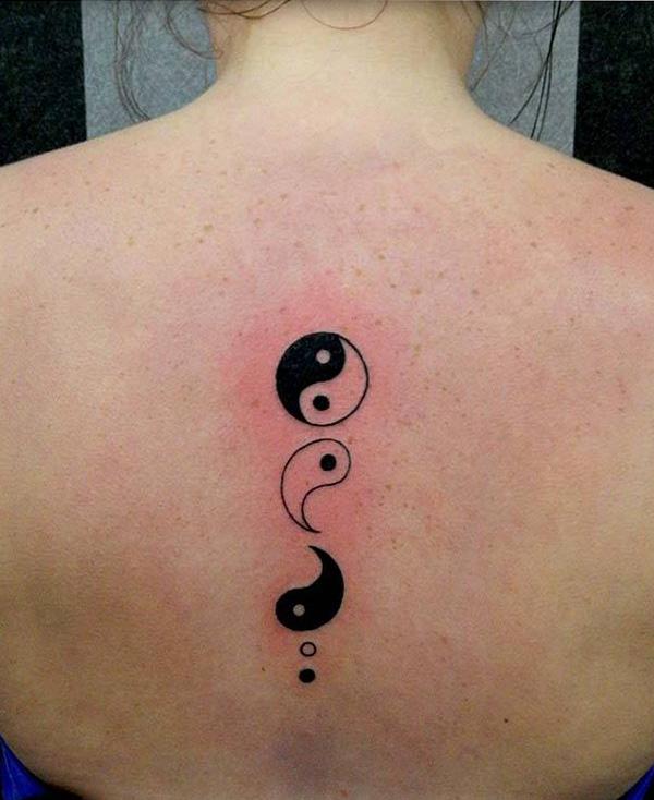 yin yang back tattoo-40