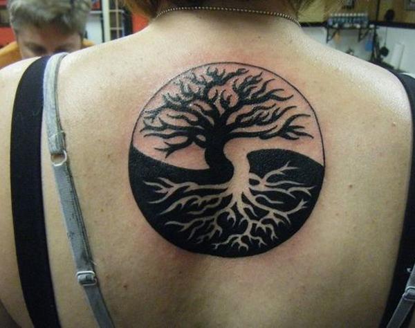 yin yang elämän puu tatuointi-14