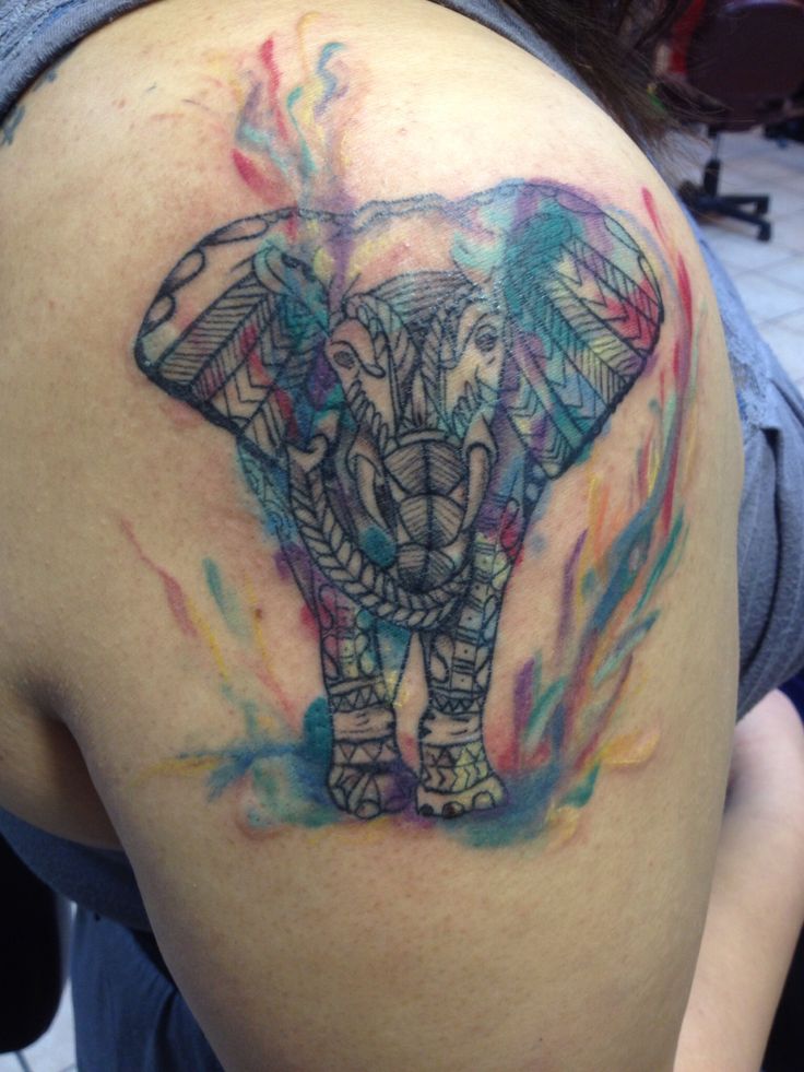 50 originale elefant -tatoveringsdesigner. #7 er geni.