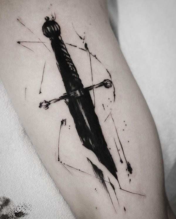sværd tatovering-7