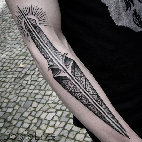 sværd tatovering-13