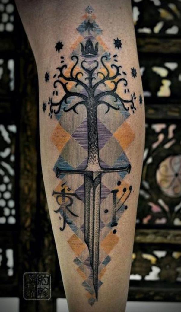 sværd tatovering-48