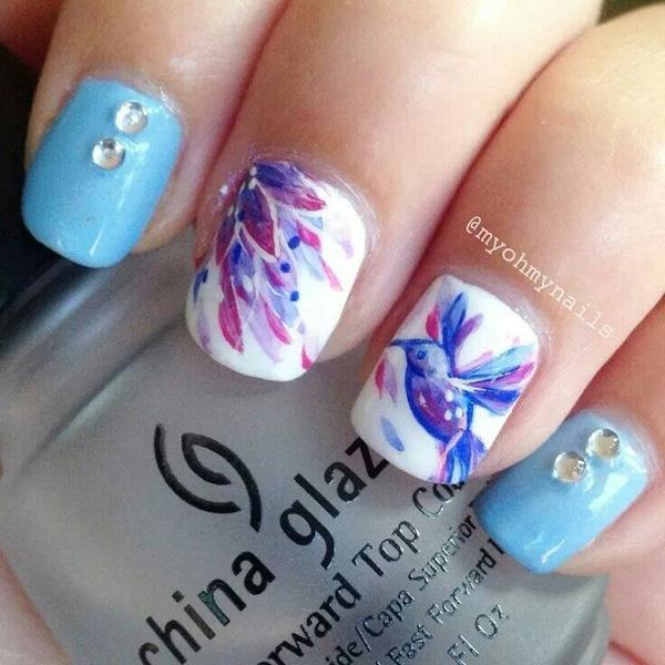 Ακουαρέλα nail art-29