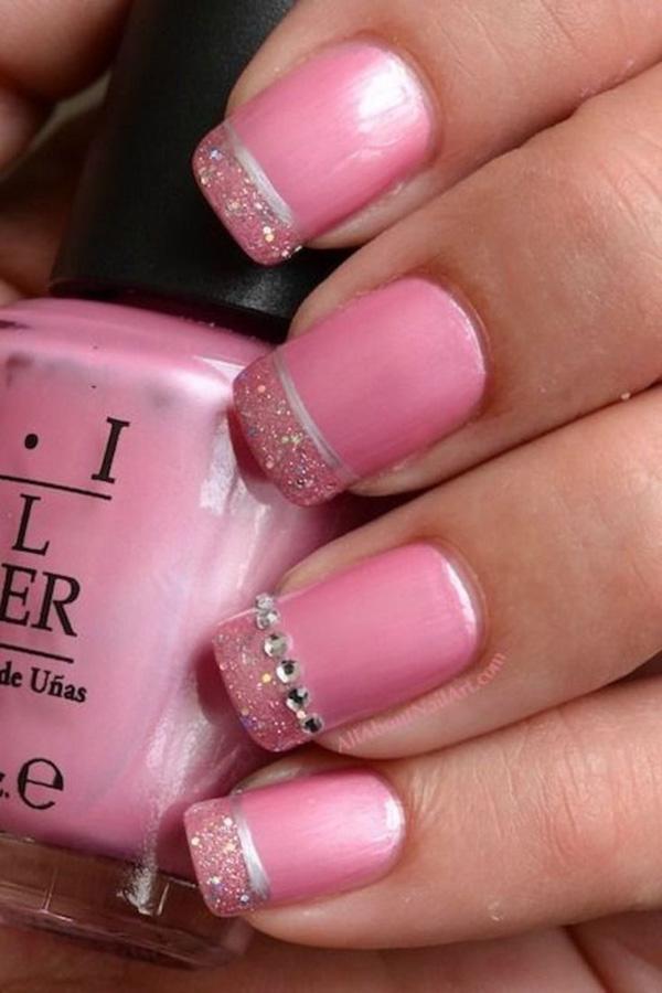 Pink Metallic Manicures