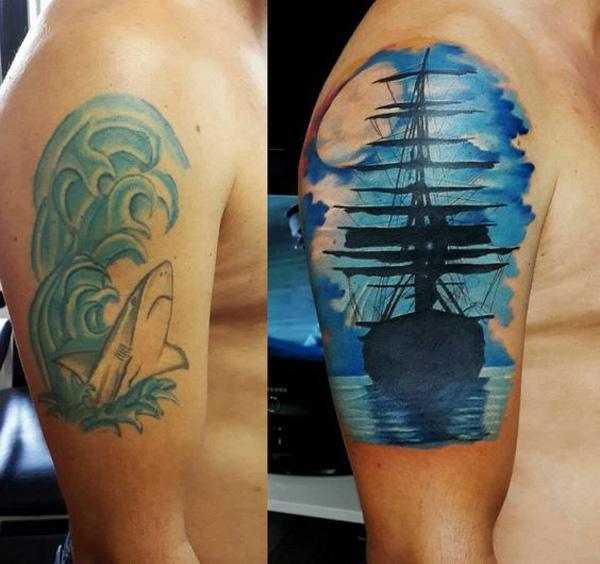 Båd dækker tatovering