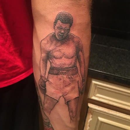 Mike Evans & apos; Ali tatuointi.