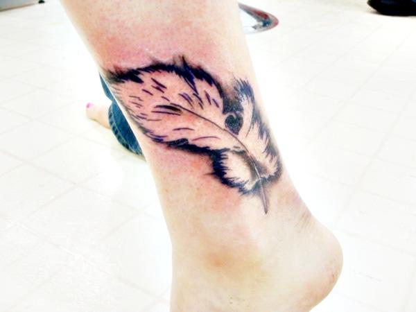 Φτερό αστράγαλο τατουάζ