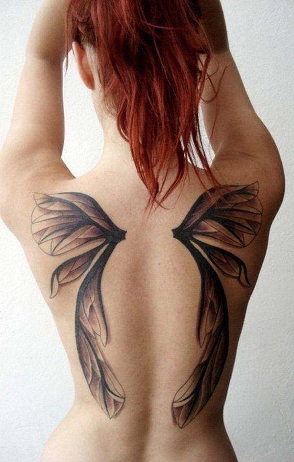Τατουάζ άγγελος φτερούγα