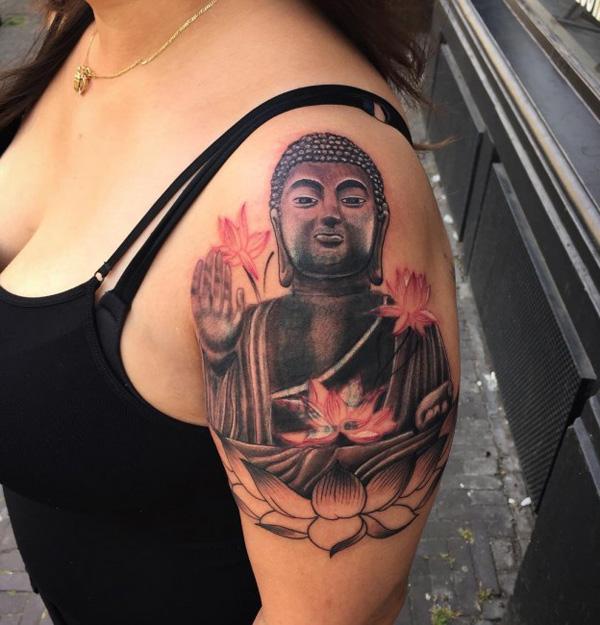 Βούδας μισό τατουάζ-31