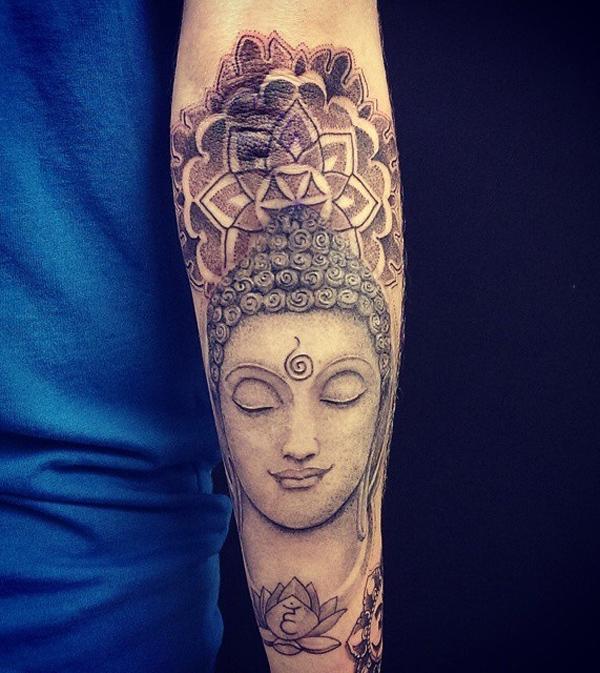 Βούδα και μαντέλα τατουάζ-15