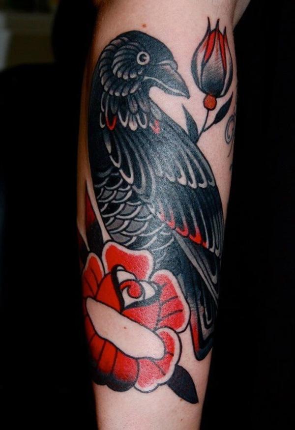 Raven and Rosse Tattoo-10