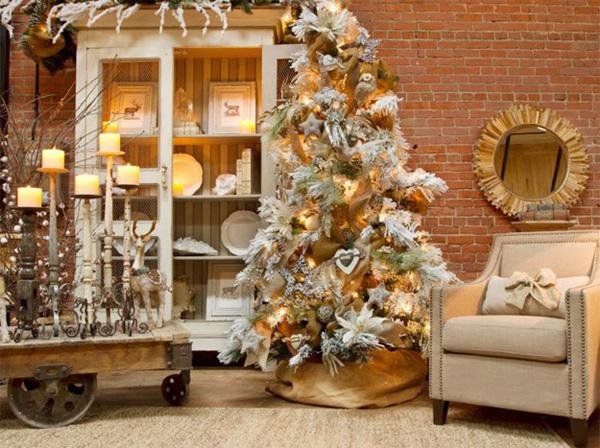 Ιδέες Διακόσμησης Λευκού Χριστουγεννιάτικου Δέντρου Δημοφιλείς Arredare Casa A Natale Foto At Διακόσμηση Ιδέες