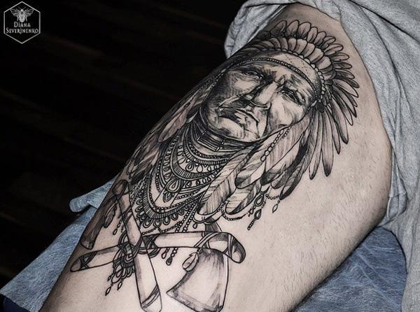 Indiansk tatovering-4