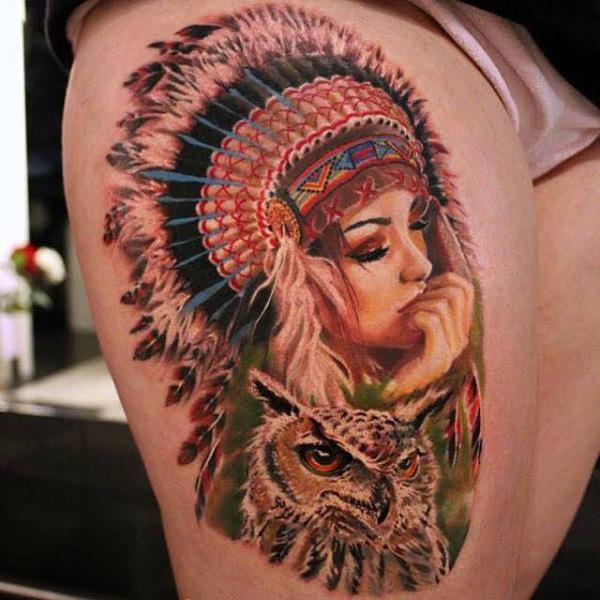 Indiansk tatovering-12