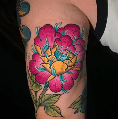 kukka -tatuointi 31