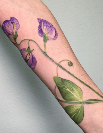kukka -tatuointi 61