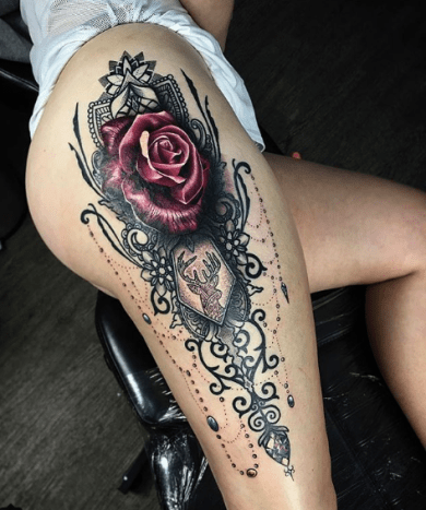 tatuointi, tatuoija, tatuointitaide, tatuointisuunnittelu, tatuointiideoita, kukka -tatuointi, muste, inkedmag