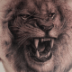 tatovering, tatovør, tatovering kunst, tatovering design, tatovering inspiration, løve tatovering, tiger tatovering, inked, inkedmag