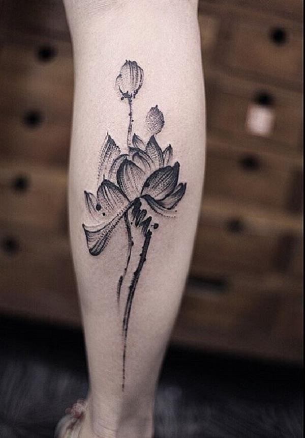 Lotus vasikan tatuointi
