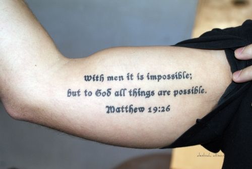 99 Βιβλικοί στίχοι Τατουάζ για έμπνευση!