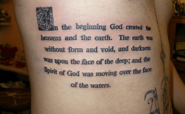 99 Βιβλικοί στίχοι Τατουάζ για έμπνευση!