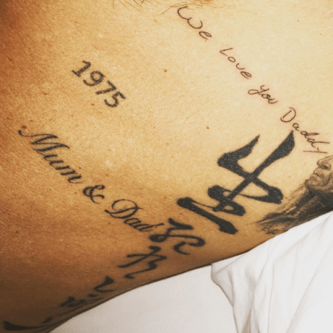 David Beckham tatoveringer 1975