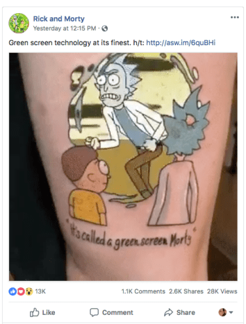 Το τατουάζ ήταν ένα μεγάλο χτύπημα, πήρε ακόμη και την προσοχή της παράστασης. Μοιράστηκαν το δημιουργικό σχέδιο του Lee μέσω Facebook και Twitter. Νομίζω ότι μπορούμε να περιμένουμε ότι τα τατουάζ με πράσινη οθόνη θα απογειωθούν στο μέλλον.
