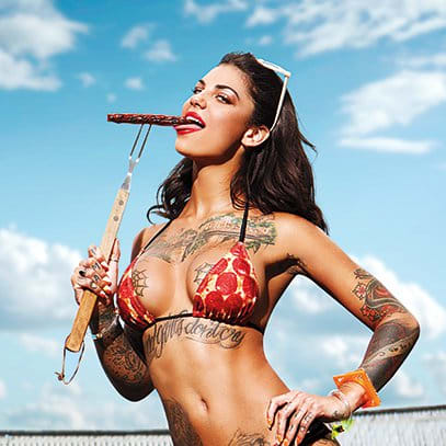 Pornostjernen Bonnie Rotten, fotograferet af Christian Saint for Inked Magazines Sex Issue.