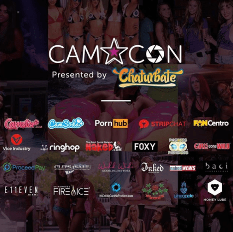 Først op, CamCon: en af ​​de mest sexede fester i USA. Præsenteret af cam -webstedet Chaturbate, samler CamCon nogle af de hotteste online sexstjerner rundt omkring. Denne legendariske pornoartist, Stormy Daniels, er den perfekte mulighed for at få forbindelse til din digitale drømmepige.