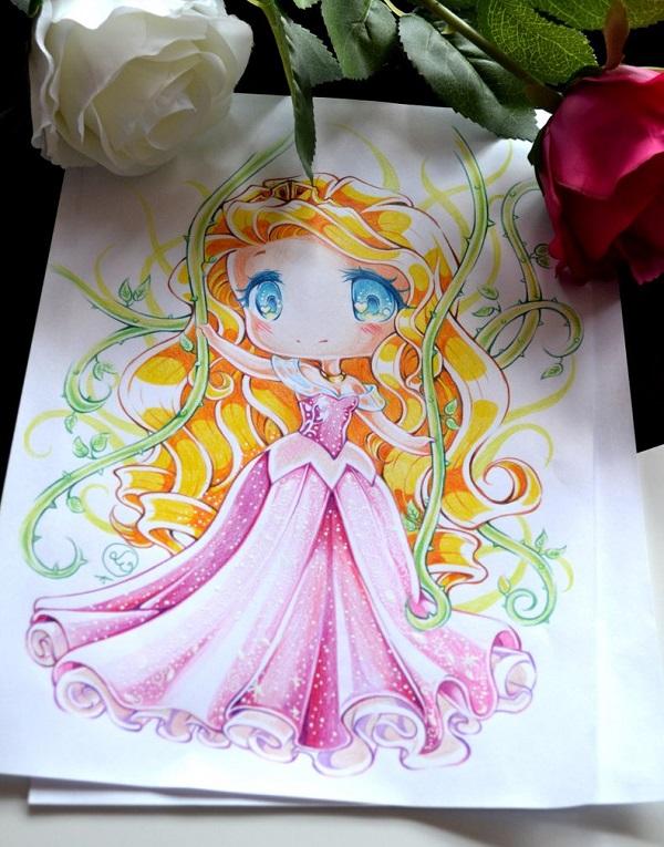 Disney Chibi Princess Aurora af Lighane