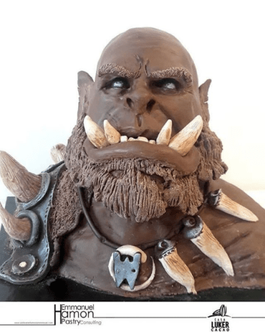 Warcraft Orgrim 11 kiloa suklaata! Omg !! Tekijä: @emmanuel.hamon