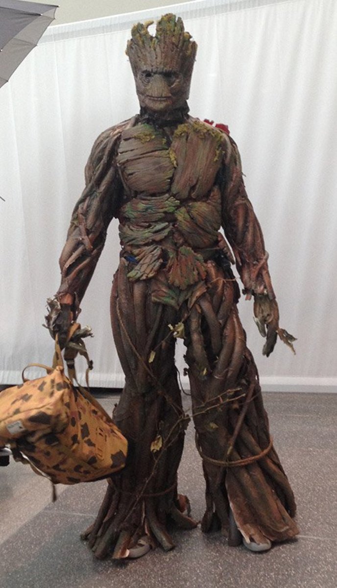 Cosplay of Groot στο New York Comic Con 2014.