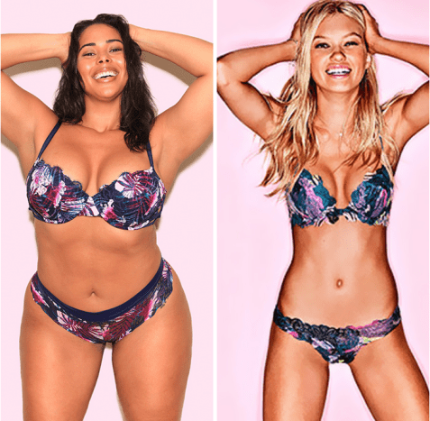 Foto via Instagram En anden Tabria vs Victoria Secret