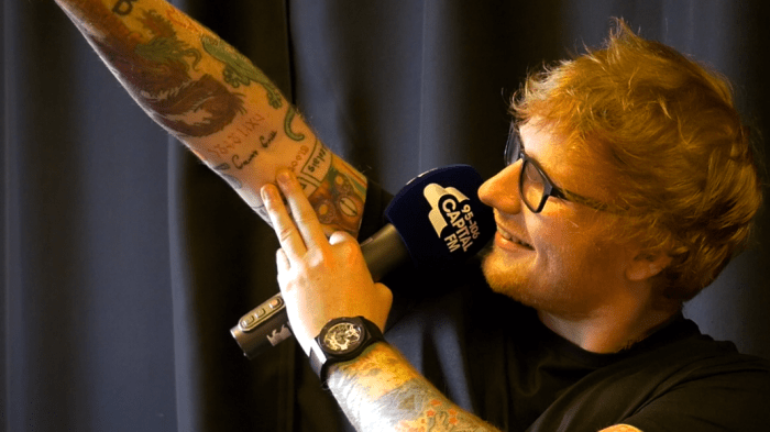 Ed Sheeran afslører historien om sin stavefejl