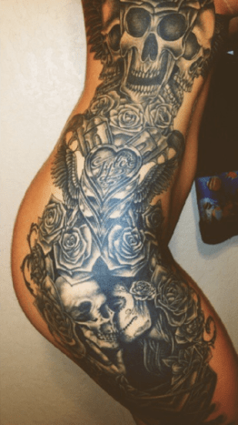 sivuosa tatuointi
