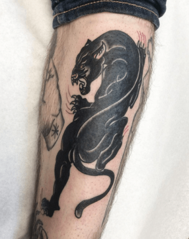 Perinteinen Panther Tattoo
