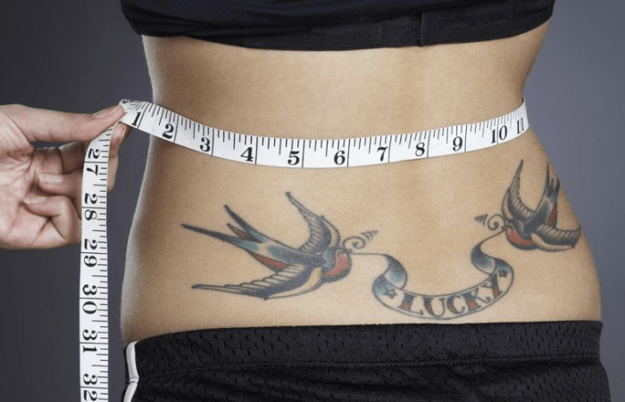 Mutta monet ihmettelevät, mitä tapahtuu tatuoinnillemme, kun laihdutamme?