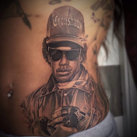 Shawna Naysia's Eazy-E tatovering