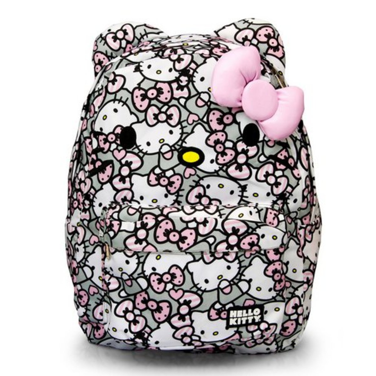Hello Kitty Pink Grey White All Over Rygsæk fra Loungefly