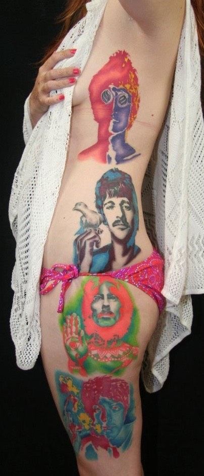 Lad det være ... De bedste Beatles -tatoveringer denne side af Abbey Road