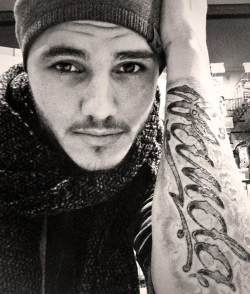 Ο Mauro Icardi κάλυψε πλήρως την περιοχή του κορμού του με αυτό το τελευταίο τατουάζ. Φωτογραφία: Instagram.