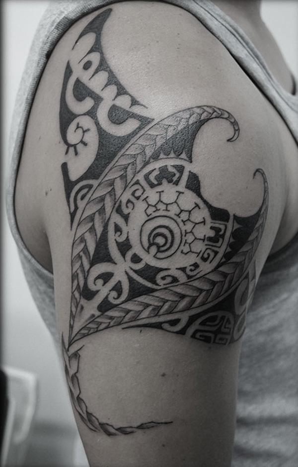 Manta Ray tatuointi-29