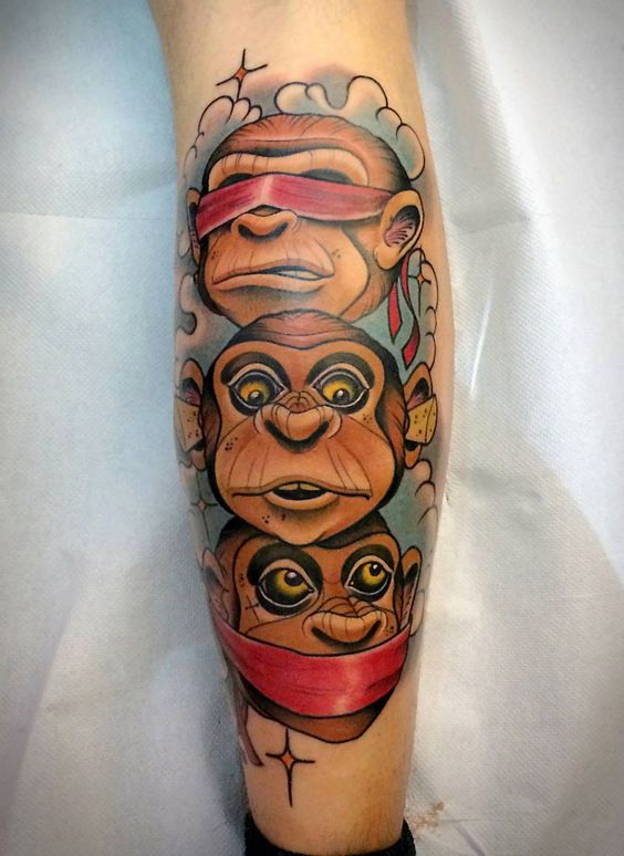 Apinatatuointikuvat ja -ideat: Upeita tatuointeja!