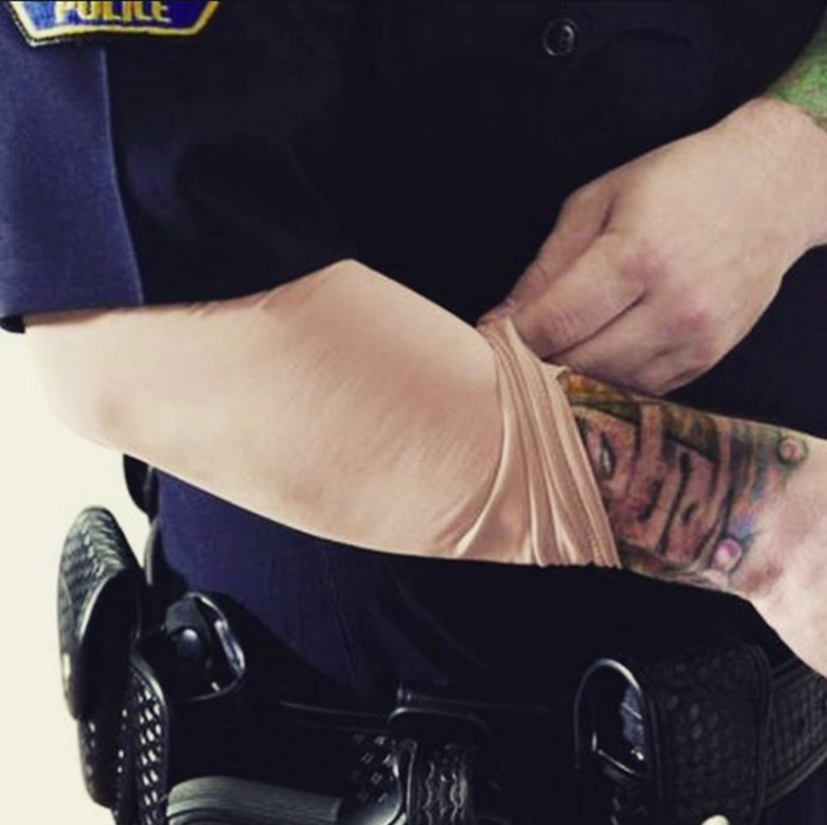 tatoverede betjente