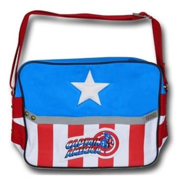 Fås på INKEDSHOP.COM: Marvel Comics Captain America Messenger Bag