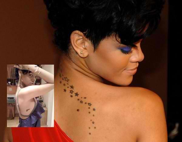 Rihanna Tattoos - Fotos og forklaring