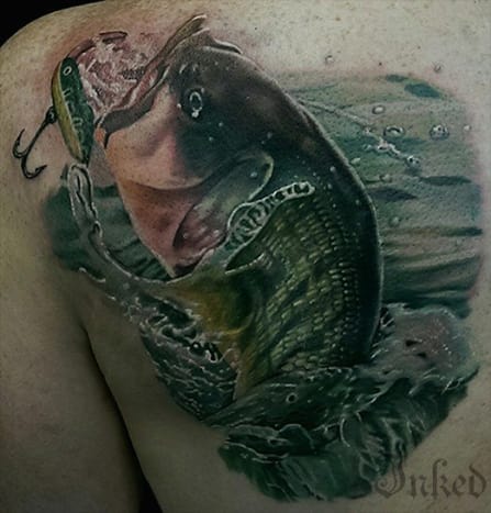 Tämä Mat Vallesin tatuointi saa meidät haluamaan kalastaa.