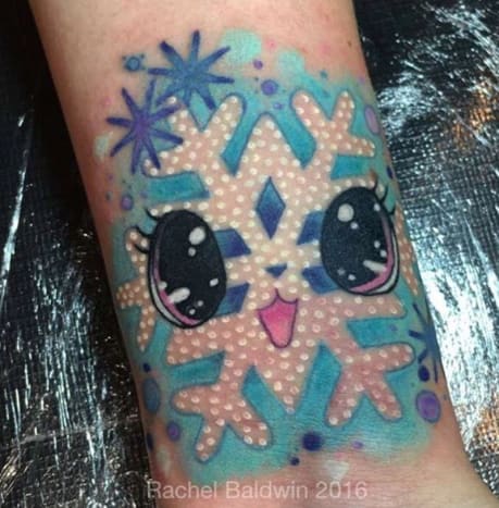 lumihiutale tatuointi