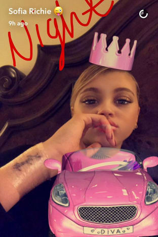 (Φωτογραφία: Sofia Richie/Snapchat) lastταν μόλις τον περασμένο μήνα που η Sofia Richie έδειξε ένα νέο τατουάζ με ένα γράμμα 